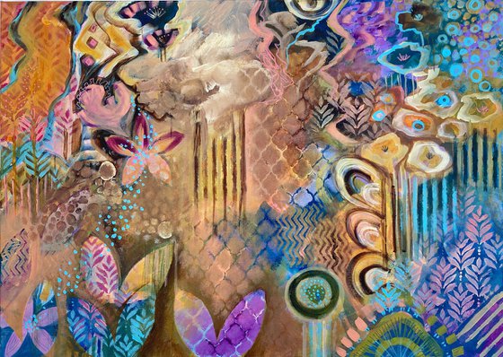 Held in Golden Bloom