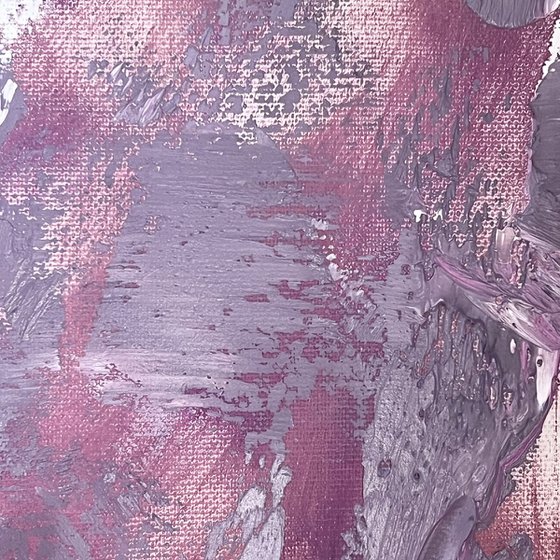 Abstraction lilac purple tones