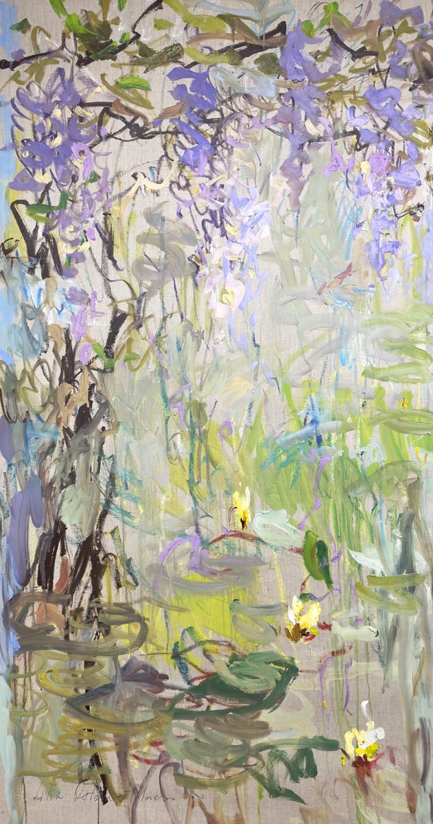 Little garden. Wisteria by Lilia Orlova-Holmes