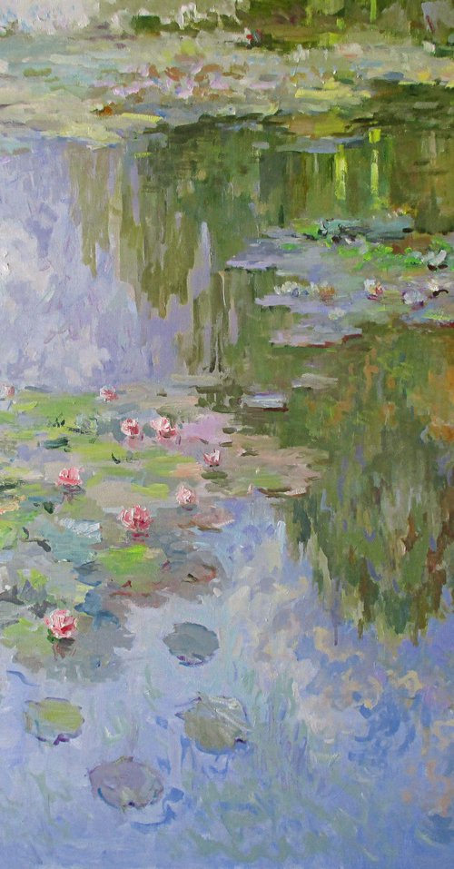 Water Lilies in the Lake by Liudvikas Daugirdas
