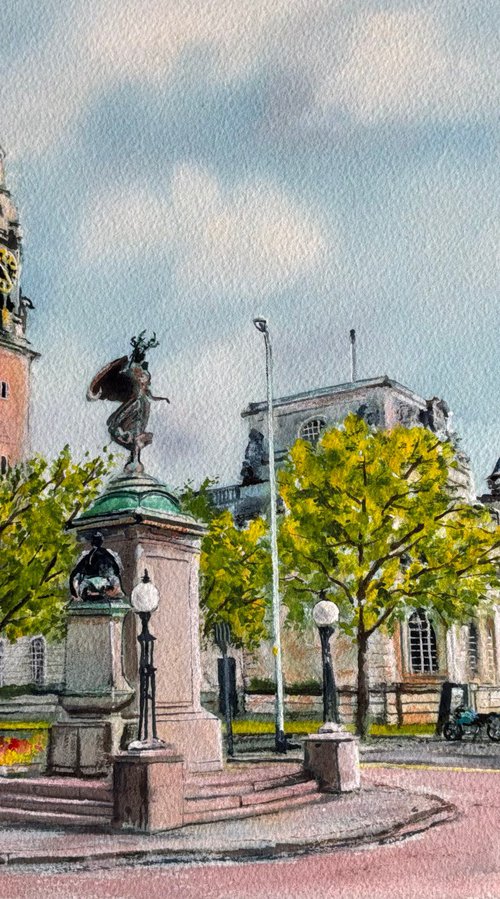 Cardiff city hall, wales by Darren Carey