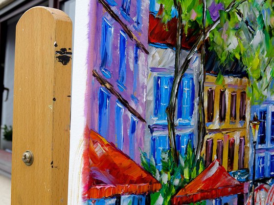 In a Parisian Street Café