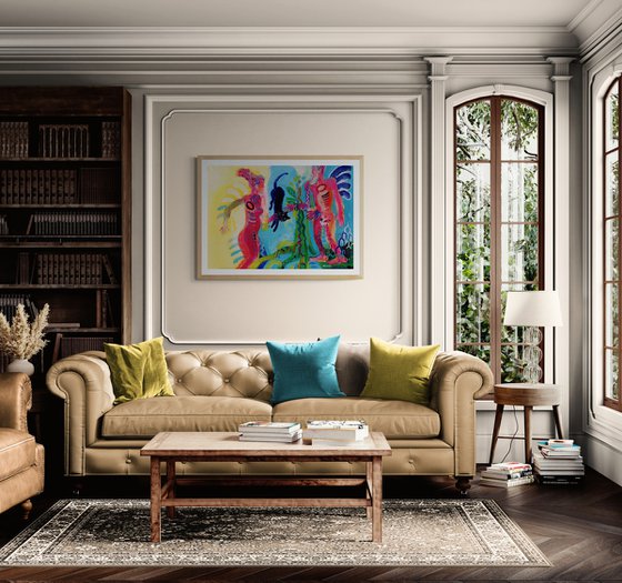 Adam is looking for Eve