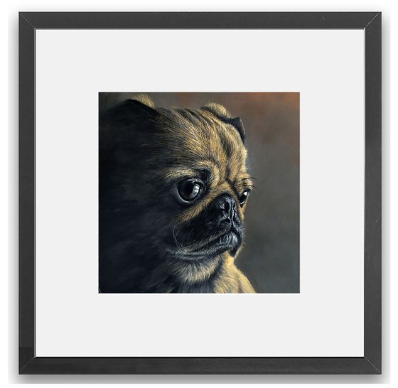 Pug Portrait ll (Original Painting)
