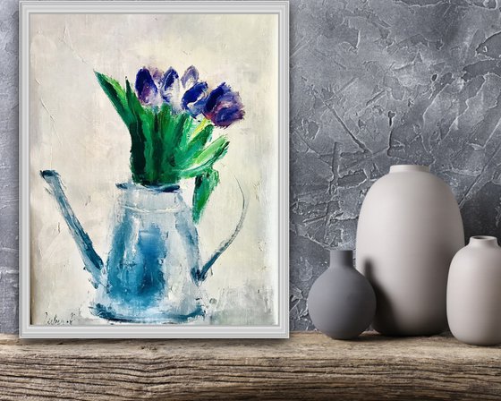 Tulips painting Still life floral
