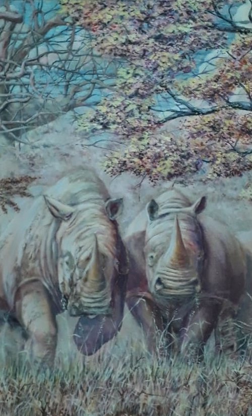 Fighting a loosing battle by John Howes