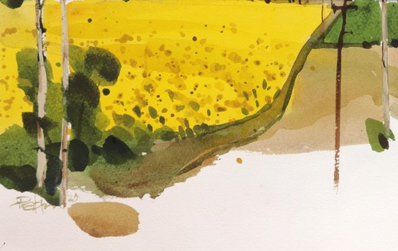 Yellow green composition 8