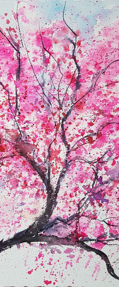 Cherry blossom II by Silvia Flores Vitiello