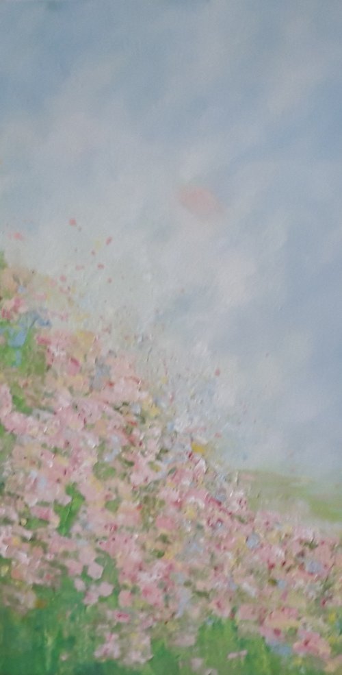 PINK SUMMER GARDEN by Therese O'Keeffe
