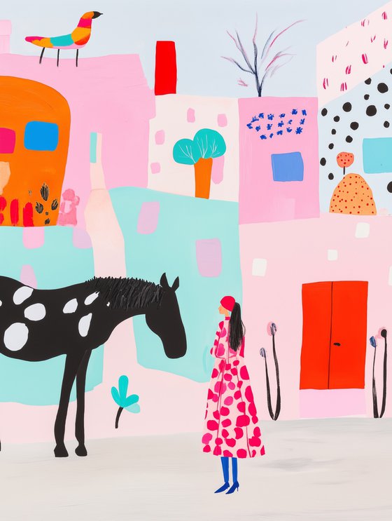 Girl and Horse