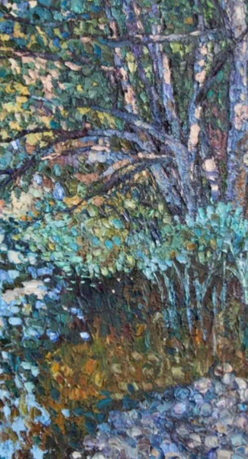 In the shade of  the tree by Nadezda Stupina