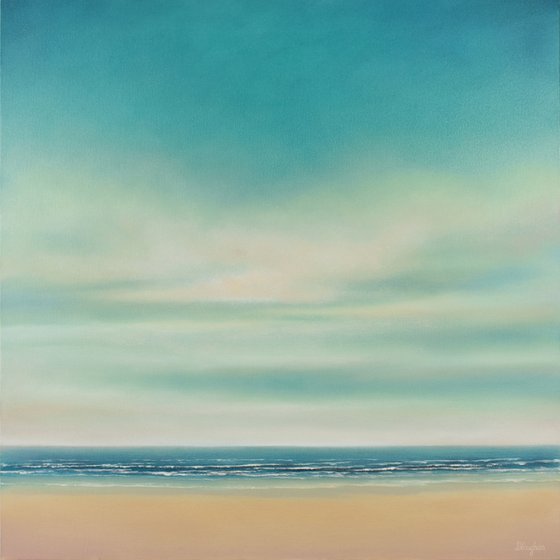 Gentle Waves - Blue Sky Seascape