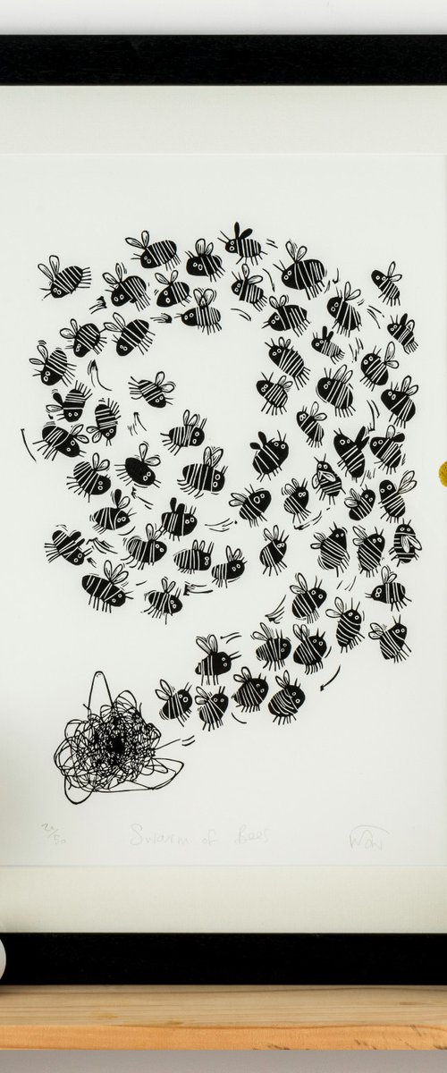 Swarm of Bees by Melanie Wickham