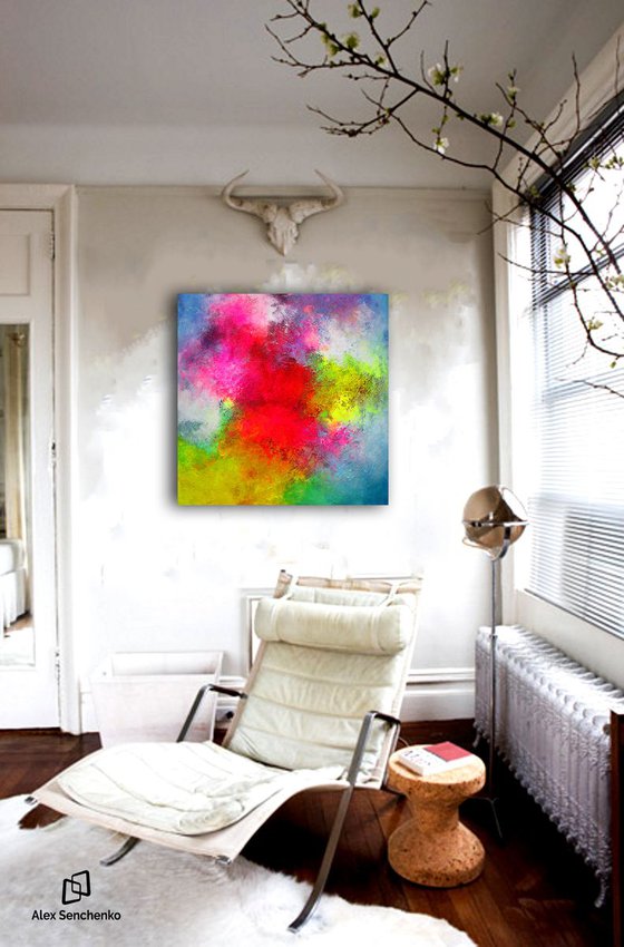 Abstract Painting  / Alex Senchenko 2018 /   Saga N59