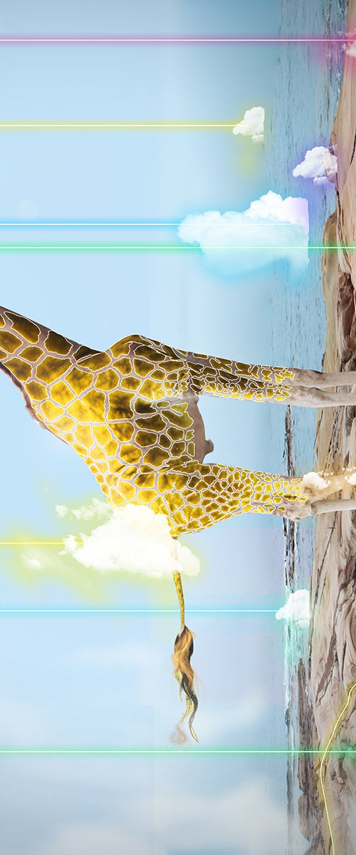Giraffe Wall by Vanessa Stefanova