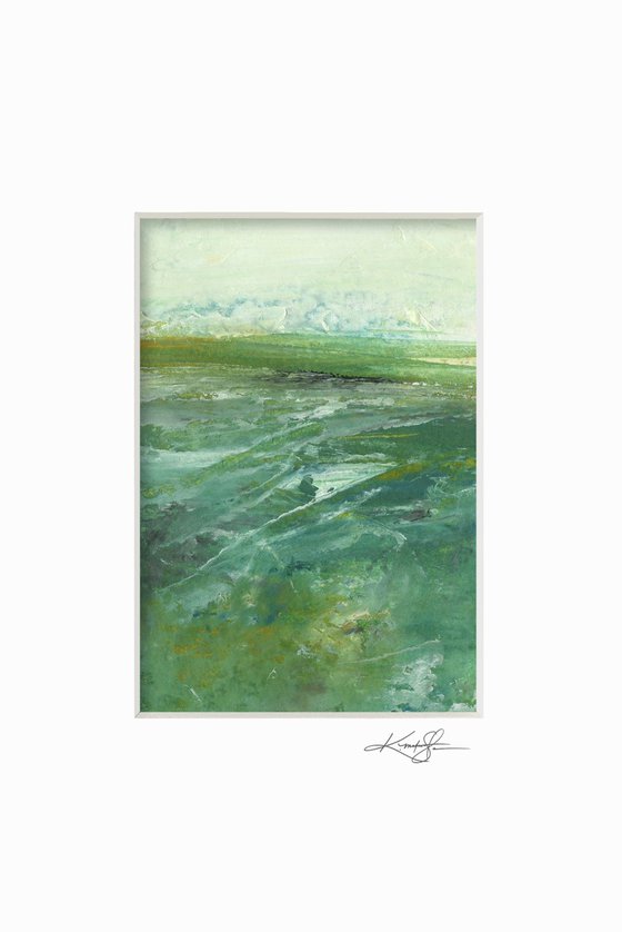 Tranquility Magic 2 - Landscape painting by Kathy Morton Stanion