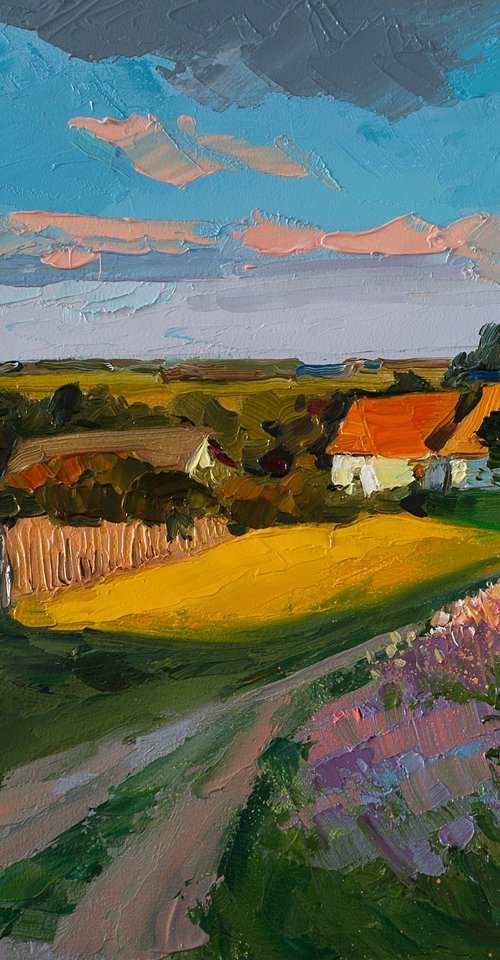Evening in the Village by Daria Zavadenko