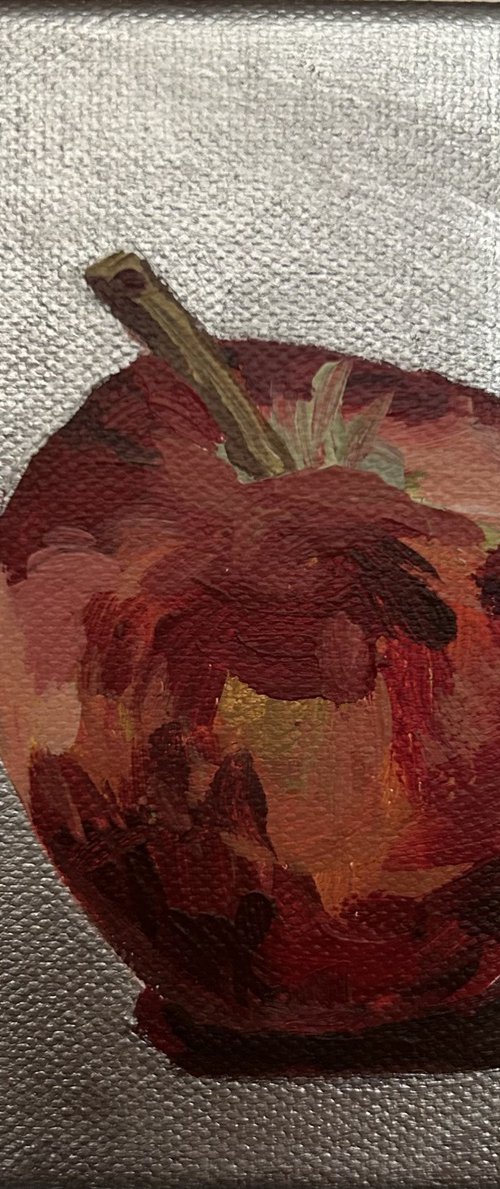 Dinky Red Apple by Sarah Adams