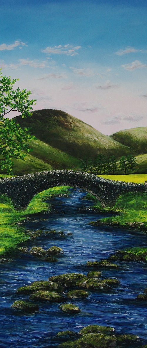 Flowing river by Hazel Thomson