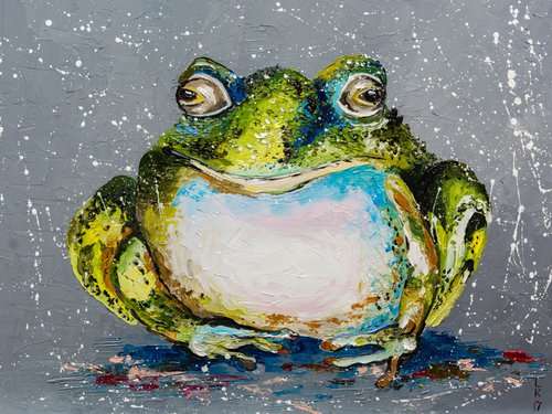 Toad (framed) by Liubov Kuptsova