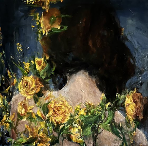 STRENGER AND YELLOW ROSES
