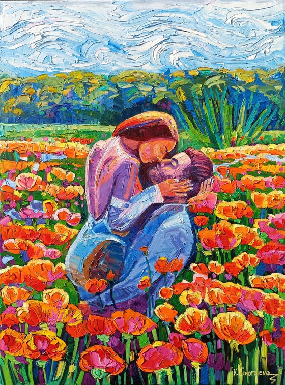 Love among the flowers