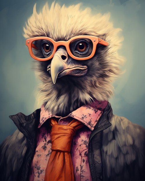 "Vogue Vulture Vibes" by Eugenia Retana