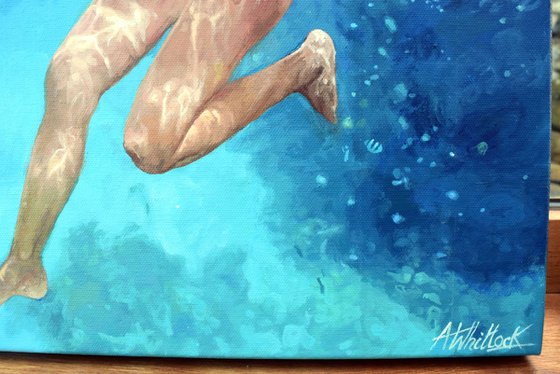 Underwater Painting - Chasing Rainbows II