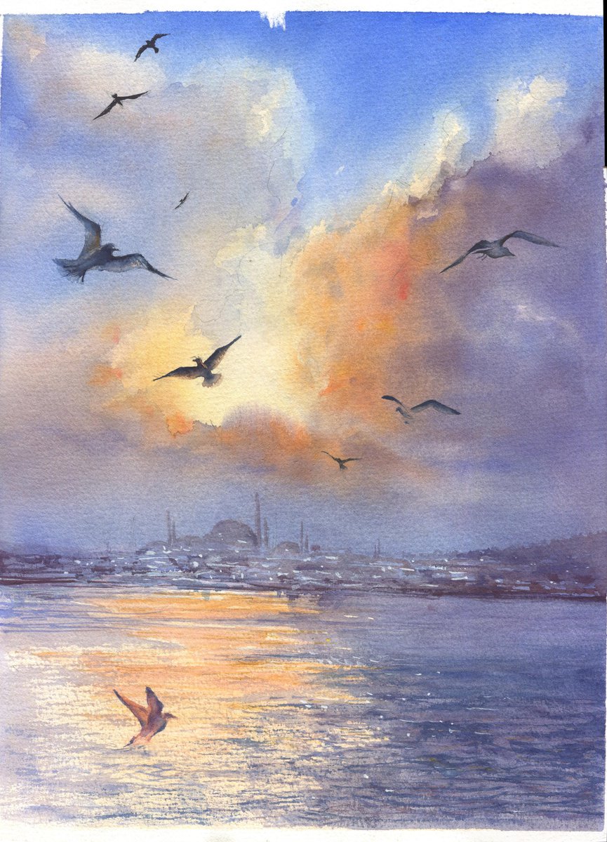 sunset by Anna Tovstaya