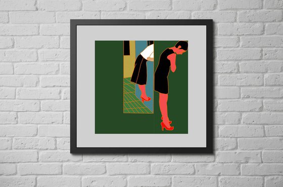 My red heels - pop art print