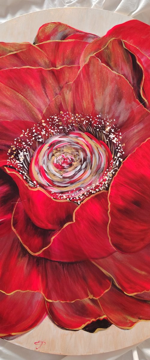 The Red Flower by Elena Pertceva