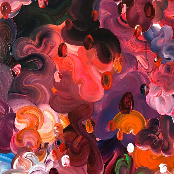 'Bougenvillia dream' - 40x40"