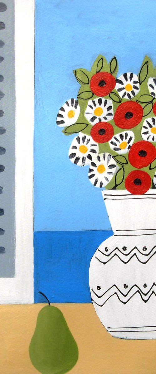 Flowers in Front of the Window II by Jan Rippingham