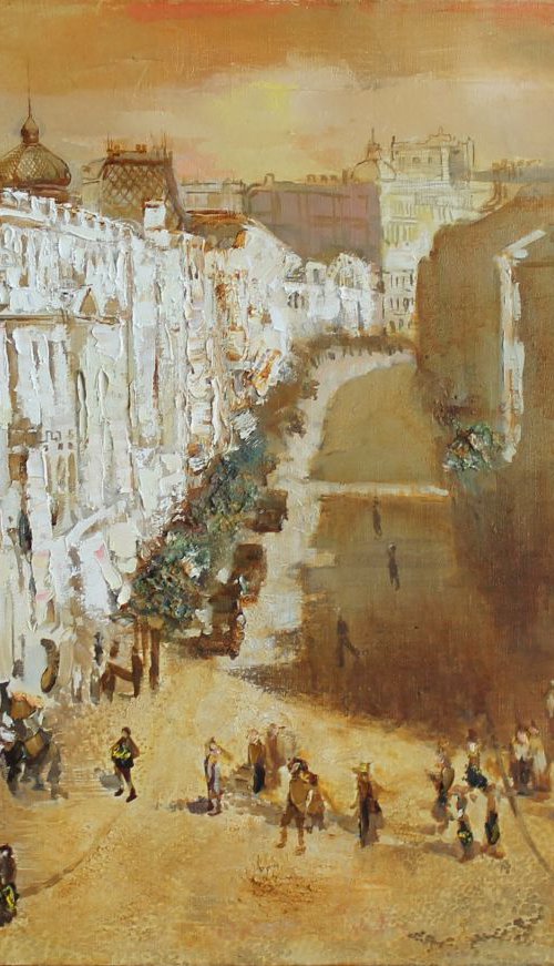 Kiev. Nikolaevskya street. by Anastasiia Grygorieva
