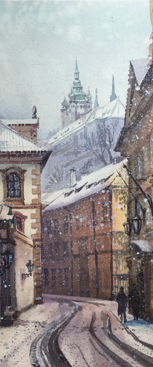 Winter city by Natalia Veyner