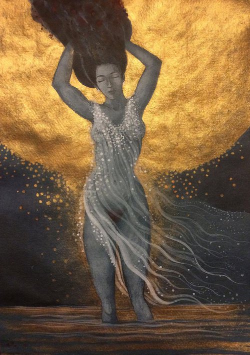 Warm Breeze on a Golden Night by Phyllis Mahon