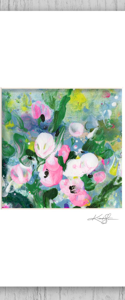 Among The Blooms 26 - Floral Abstract Painting by Kathy Morton Stanion by Kathy Morton Stanion