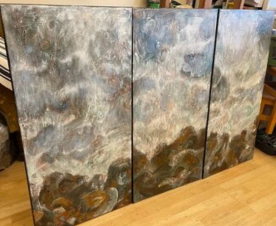 Triptych «  Symphony of nature”