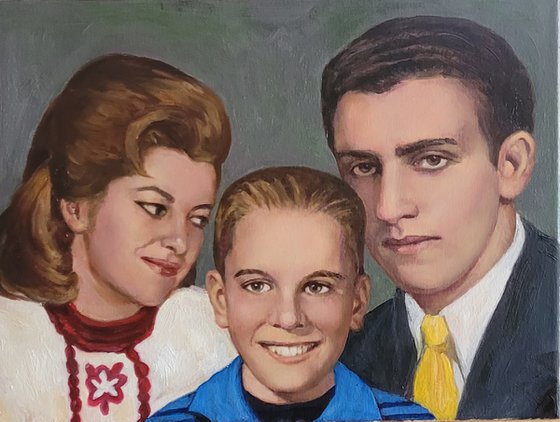 Commission Portraits of Mr. Frank's family