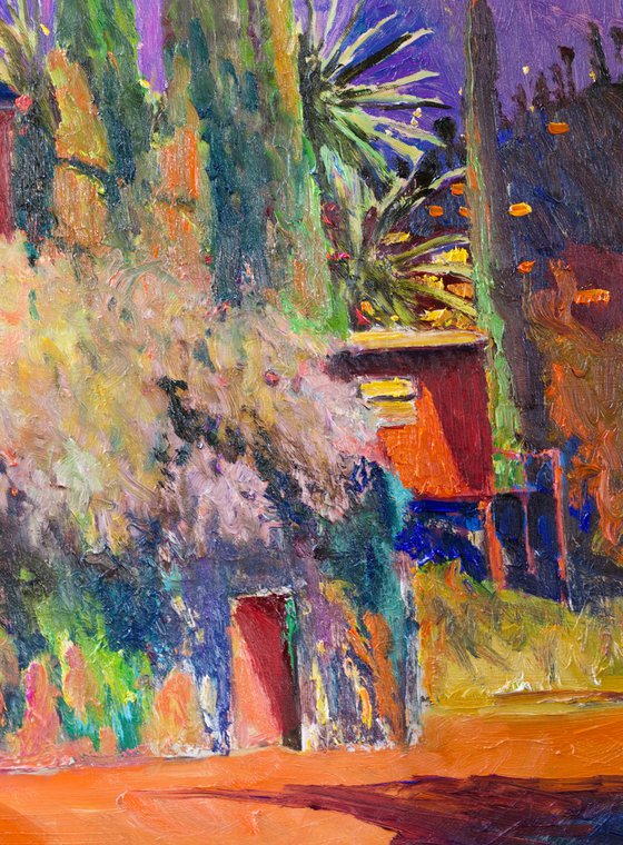 NIght in Suburbs. California