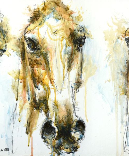Face to Face 21t by Benedicte Gele