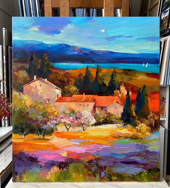 A garden on the lagoon