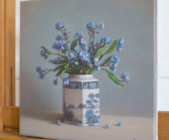 Still life: Allure of blue