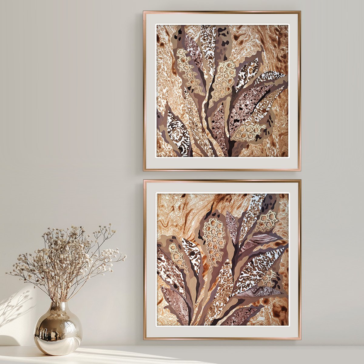 Lace Dreamscape, Set Of 2 By Mariia Raskin, 20 X 10, Artwork For Sale On Artfinder