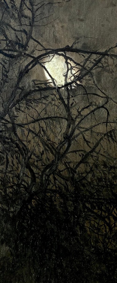 Sad Moon by Mazen Ghurbal