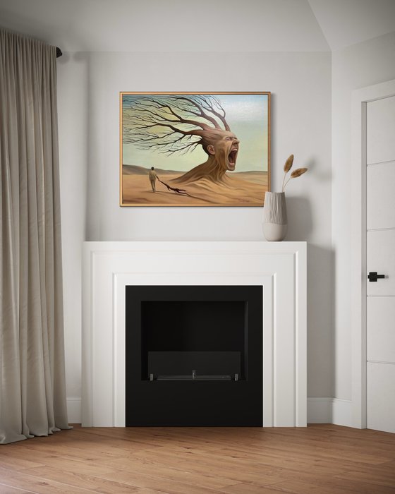 Original oil painting Surrealism