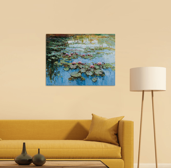 Pink Water Lilies