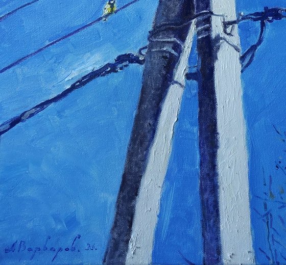 January Birds on Poles