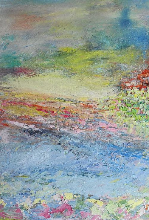Castel San Gimignano by Lesley Blackburn