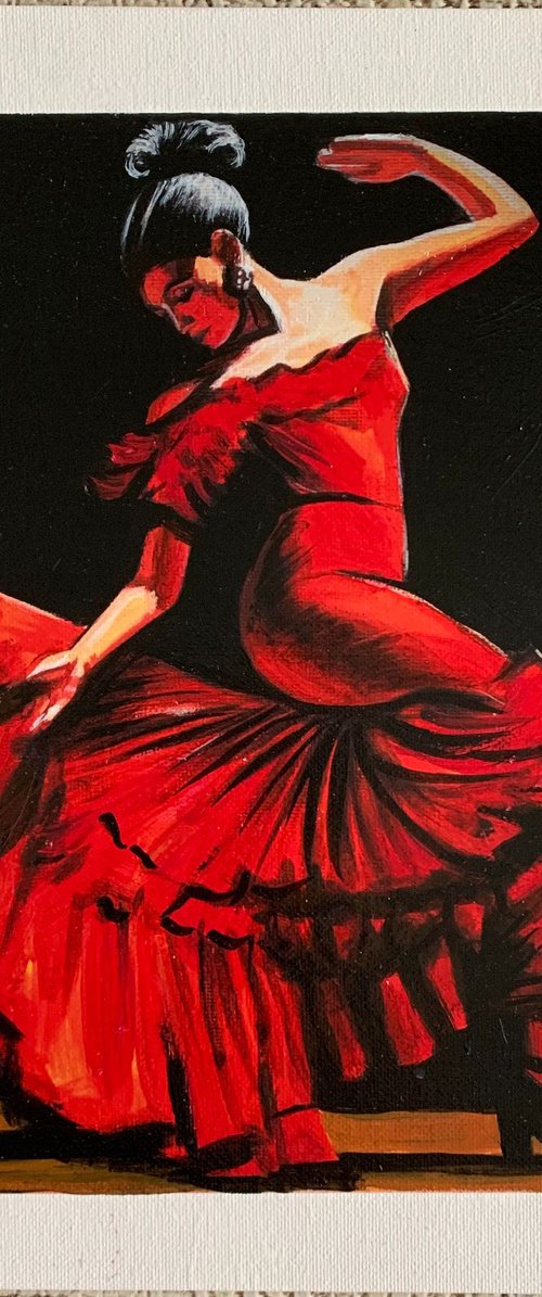Flamenco in motion by Anzhelika Klimina